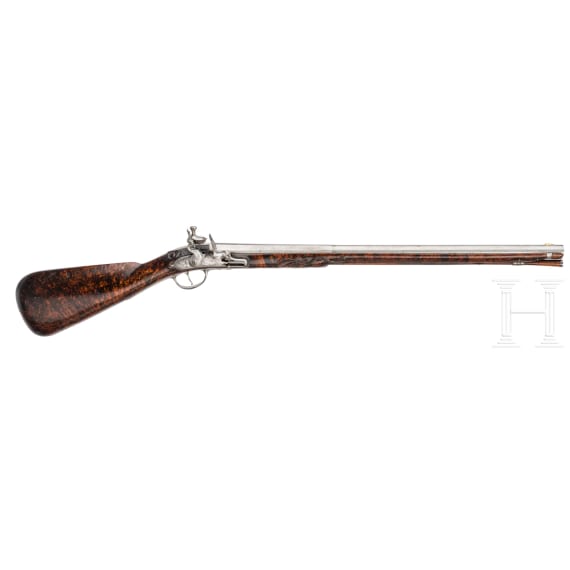 Steinschlosskarabiner mit Thujaschaft, Niederlande (?), um 1690/1700