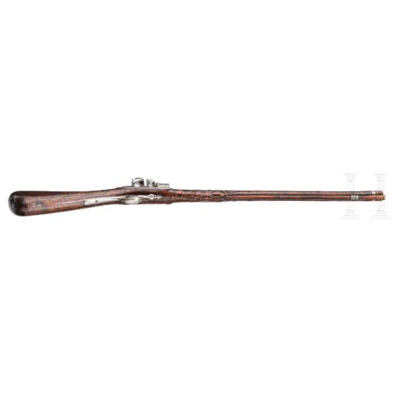 Steinschlosskarabiner mit Thujaschaft, Niederlande (?), um 1690/1700