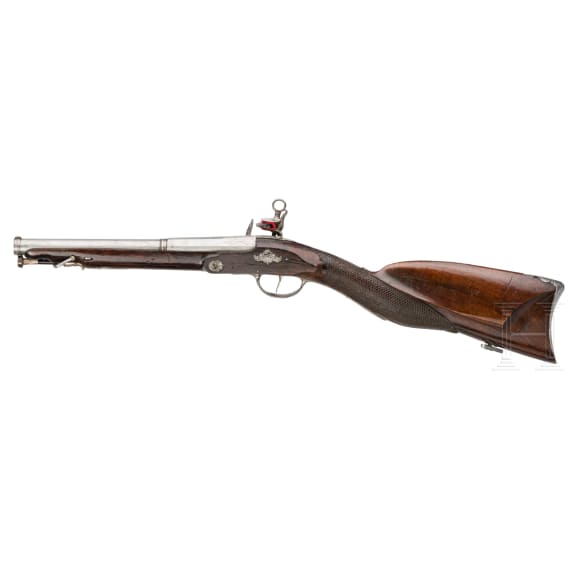 Miqueletschloss-Karabiner, Luis Santos in Madrid, datiert 1702