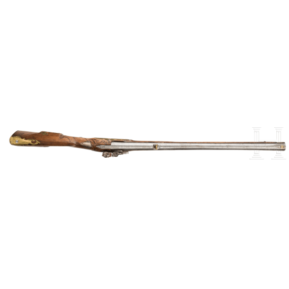 A flintlock rifle, Franz David Hassel, Eichst&auml;tt/Pappenheim, circa 1760