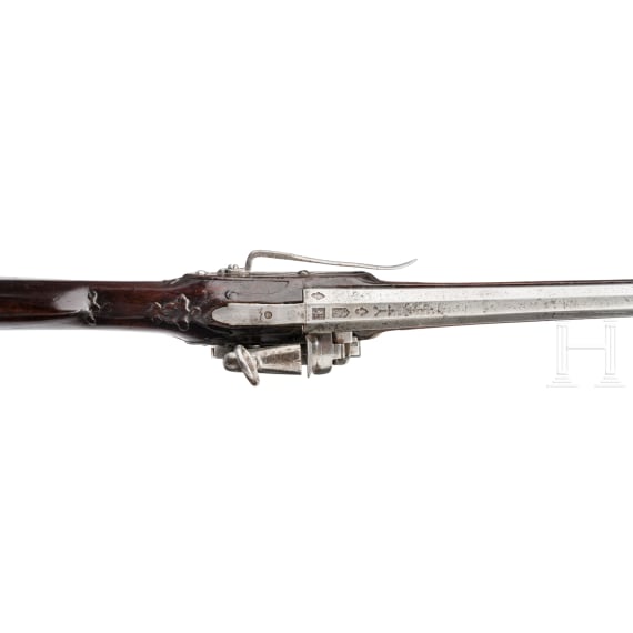 A Spanish miqueletlock shotgun, um 1780