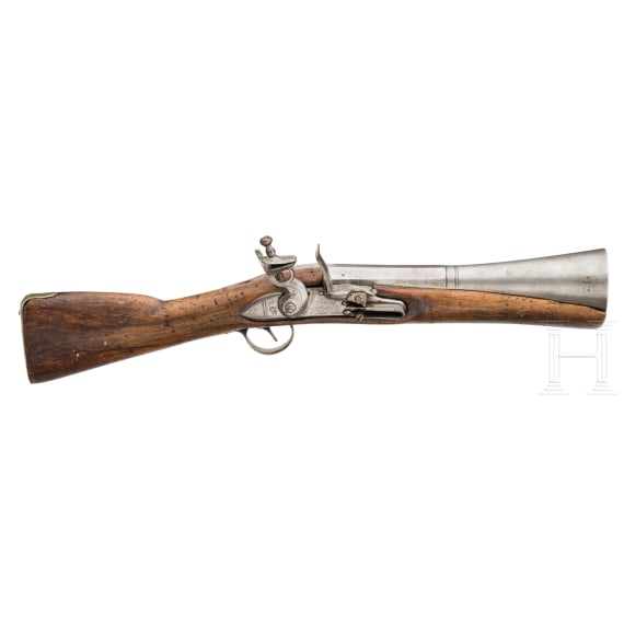 A French flintlock blunderbuss, Morville (?), c. 1800