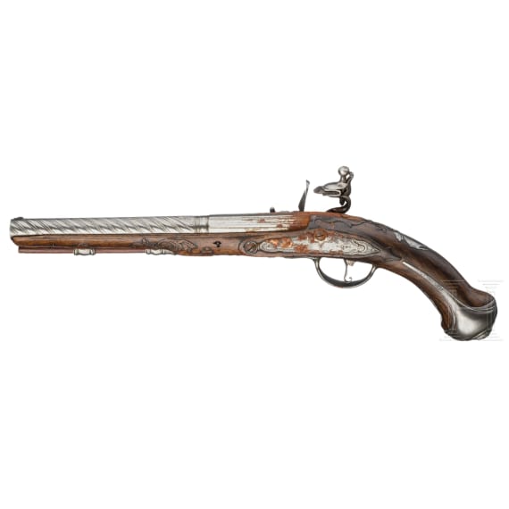Steinschlosspistole, Paris, um 1730/40