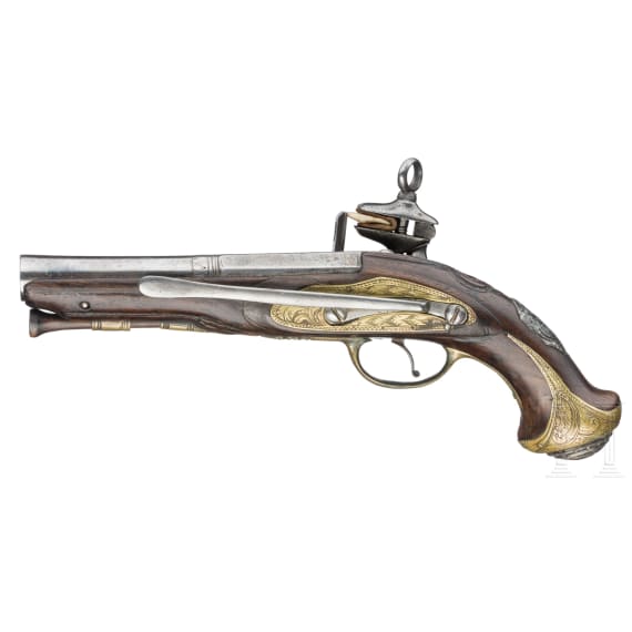 Miquelet-lock travel pistol, probably Naples, circa 1780