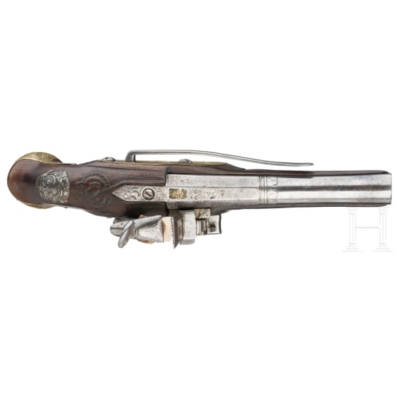 Miquelet-lock travel pistol, probably Naples, circa 1780