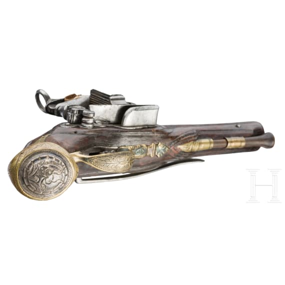 Miquelet-lock travel pistol, probably Naples, circa 1780
