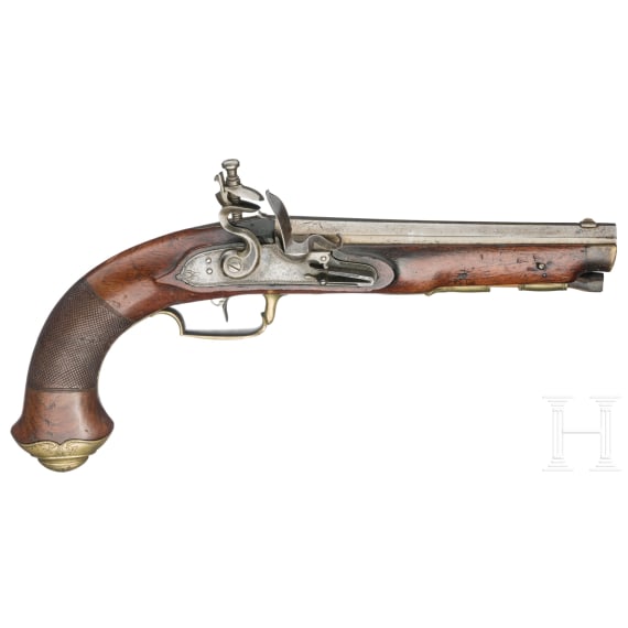A flintlock pistol, Johann Andreas Kuchenreuter in Regensburg, circa 1800