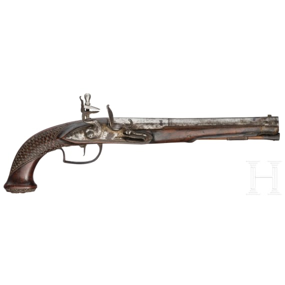 A pair of flintlock pistols, Paul Psener in Bratislava (SK), circa 1800