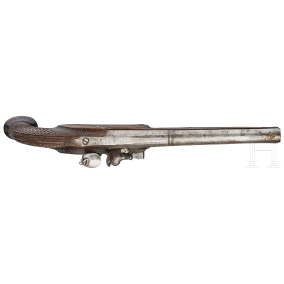 A pair of flintlock pistols, Paul Psener in Bratislava (SK), circa 1800