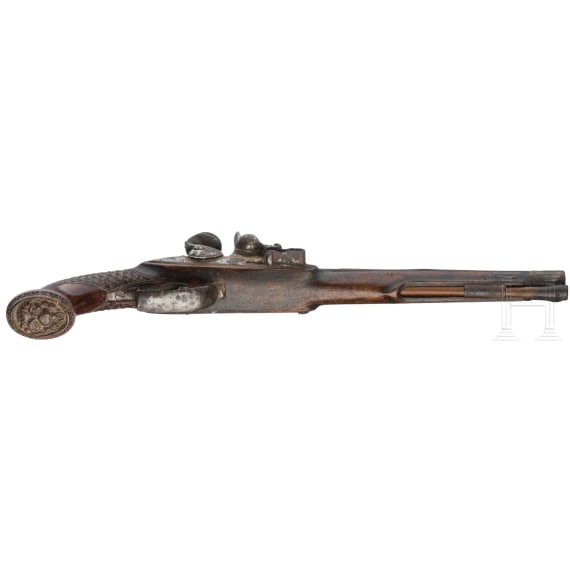 A pair of flintlock pistols, Paul Psener in Bratislava (SK), circa 1800