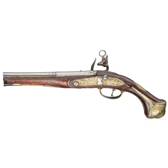 A miquelet-lock pistol, Eudal Pouvs in Barcelona, circa 1820