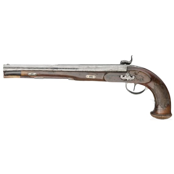 Lange Perkussionspistole, Wien, um 1860