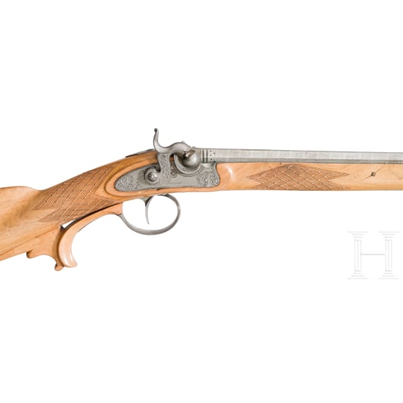 Perkussionsgewehr, Schmidt in Wischau (CZE), um 1840