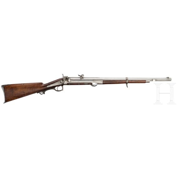 Hinterlader-Perkussionsgewehr System L. Ghaye, Jh. Montigny in Br&uuml;ssel, circa 1850