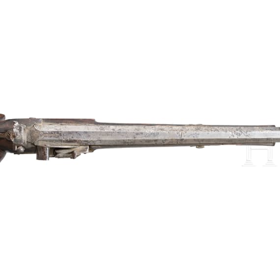 A percussion target rifle, Joh. Rulitz in Graz, circa 1850