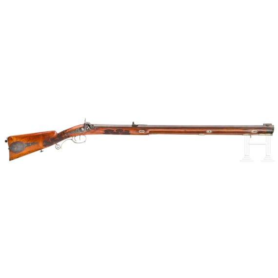 A percussion rifle, Funk & S&ouml;hne, Suhl, circa 1865