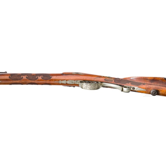 A percussion rifle, Funk & S&ouml;hne, Suhl, circa 1865