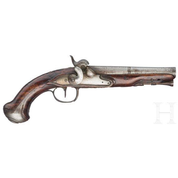 Ein Paar Perkussionspistolen, Frankreich, um 1780