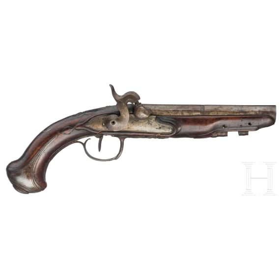 Ein Paar Perkussionspistolen, Frankreich, um 1780