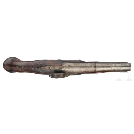 Ein Paar Perkussionspistolen, Frankreich, um 1780