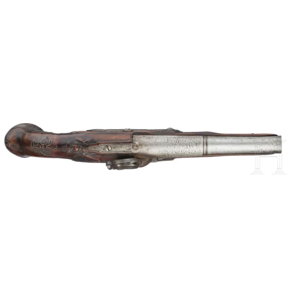 Ein Paar Perkussionspistolen, Frankreich, um 1780
