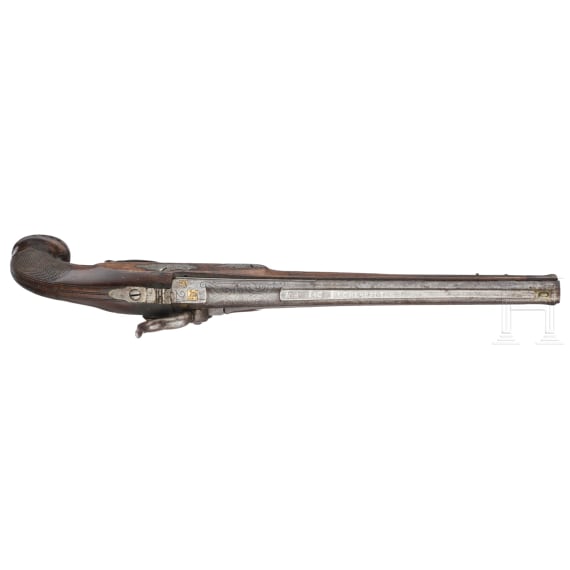 Perkussionspistole, Johann Jacob Kuchenreuter in Regensburg, um 1800