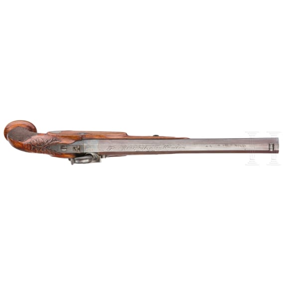 Ein Paar Perkussionspistolen im Kasten, Franz Rinspacher in M&uuml;nchen, um 1820