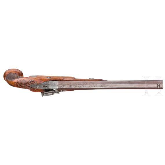 Ein Paar Perkussionspistolen im Kasten, Franz Rinspacher in M&uuml;nchen, um 1820