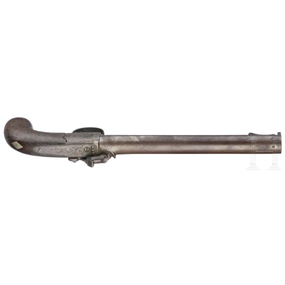 A pair of percussion boot pistols, G. Romeo, probably England, circa 1860
