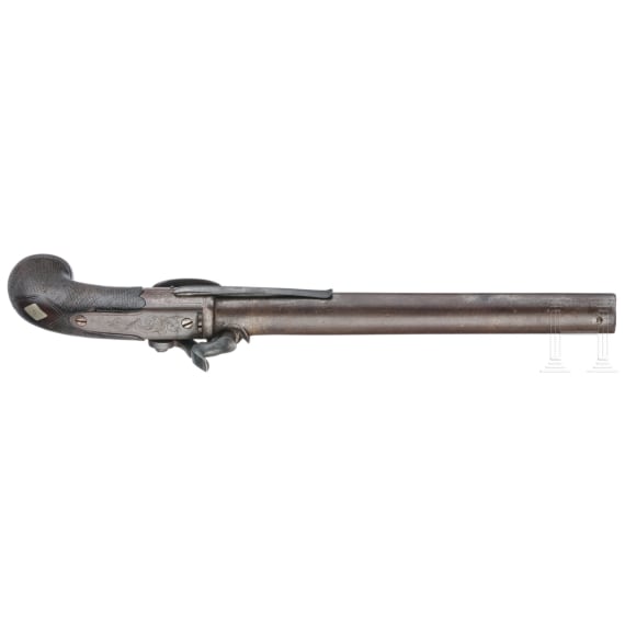 A pair of percussion boot pistols, G. Romeo, probably England, circa 1860