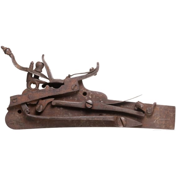 A flintlock for a Tirolean target rifle, mid-18th century