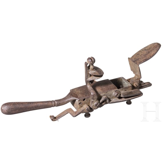 A German iron flintlock lighter, ca. 1720