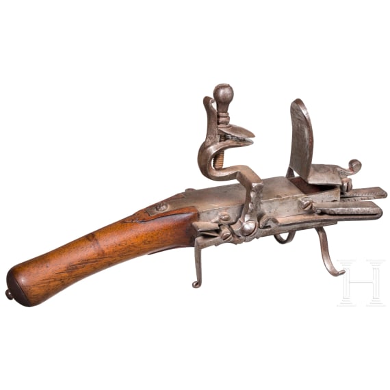 A flintlock lighter, German, mid 18th century