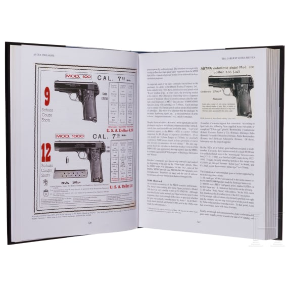 Zwei B&auml;nde von Leonardo M. Antaris, "Astra Firearms and Selected Competitors" und "Star Firearms"