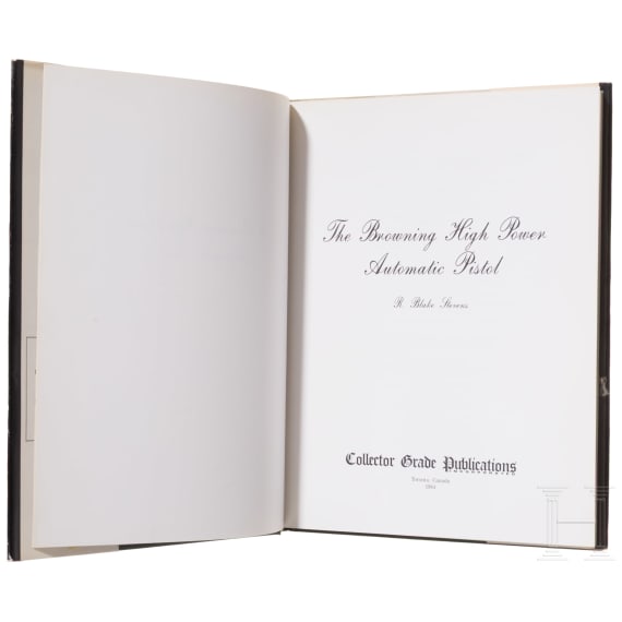 Two books: "The Browning High Power"; "J.P. Sauer & Sohn"