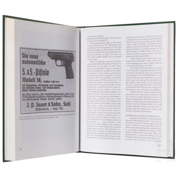 Two books: "The Browning High Power"; "J.P. Sauer & Sohn"