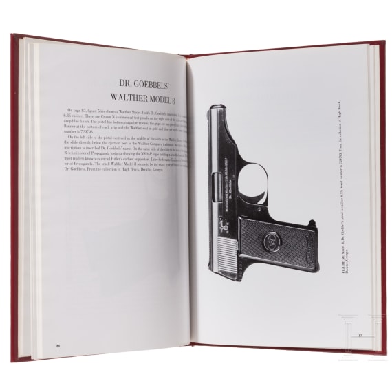 Five books on Walther pistols, in English