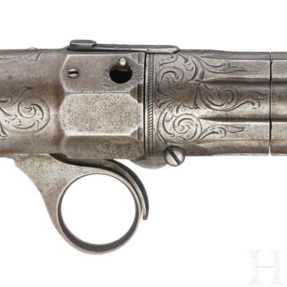 B&uuml;ndelrevolver Robbins & Lawrence Leonard's Pattern, 1849