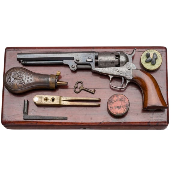 Colt Mod. 1849 Pocket Revolver, in Kassette