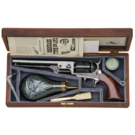 Colt Navy 1851, &bdquo;Robert Lee Commemorative", mit Kassette, 1971