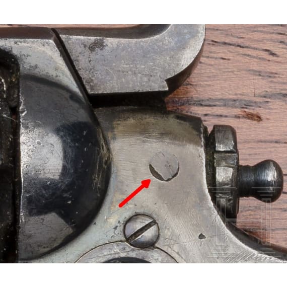 Colt Mod. 1855 Sidehammer, um 1860, in Kassette