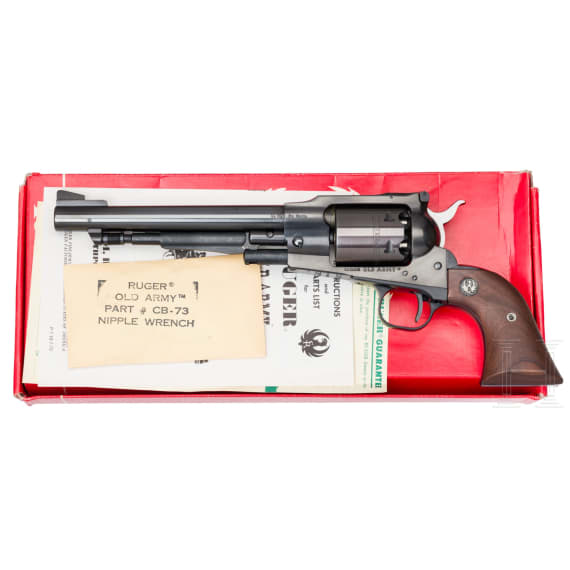 A Ruger Old Army, in box