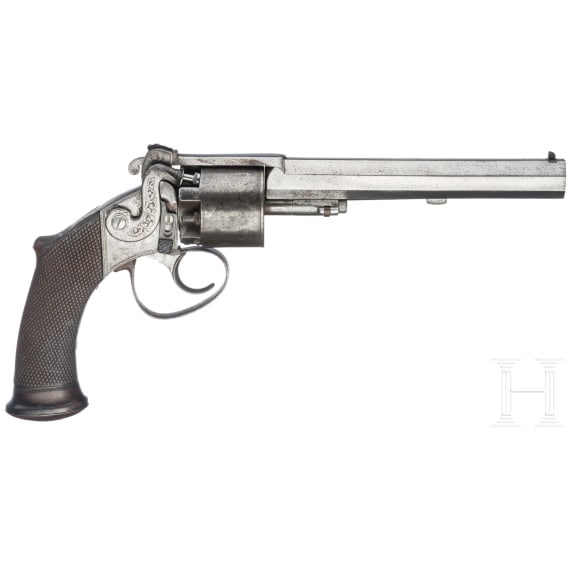 A Westley Richards percussion revolver, ca. 1850