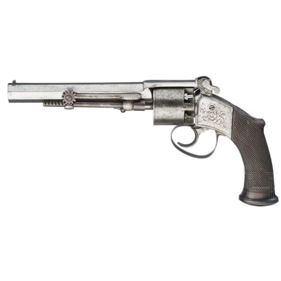 A Westley Richards percussion revolver, ca. 1850