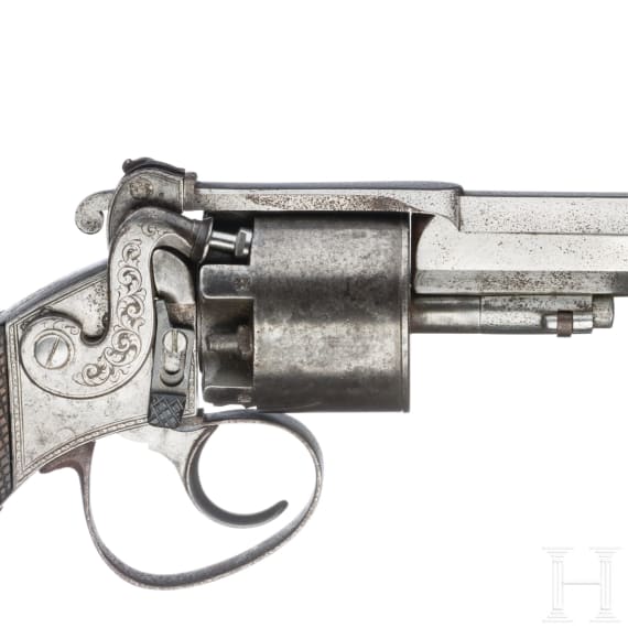 A Westley Richards percussion revolver, ca. 1850