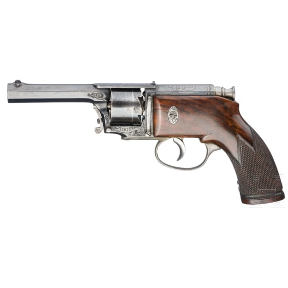 A Dreyse needle-fire revolver, ca. 1870