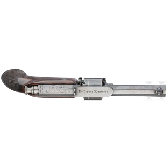 A Dreyse needle-fire revolver, ca. 1870