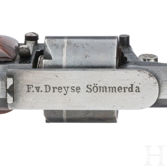 A Dreyse needle-fire revolver, ca. 1870