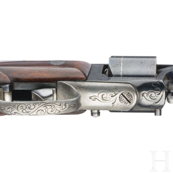 A Dreyse needle-fire revolver, ca. 1870