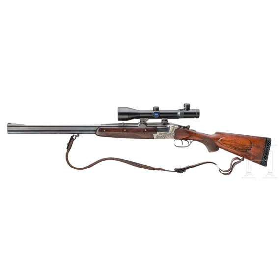 Bockdoppelb&uuml;chse Merkel, Suhl, Mod. 221E, mit ZF Zeiss